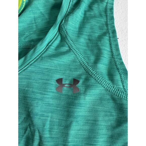 4 for $10 Under Armor Tank Green Heat Gear L - Picture 6 of 6